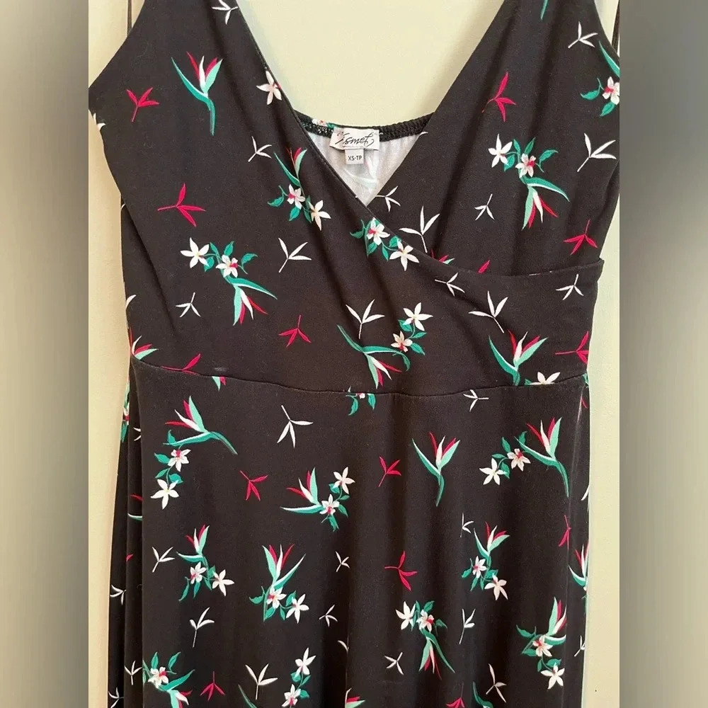 Floral print flowy summer dress size xs - Picture 8 of 9